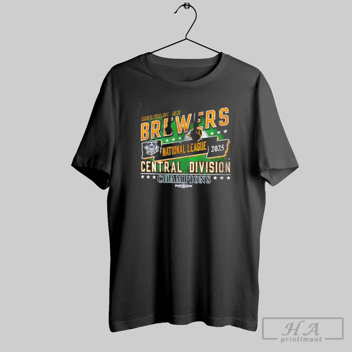 Official Milwaukee Brewers 2025 Division Champions Headline