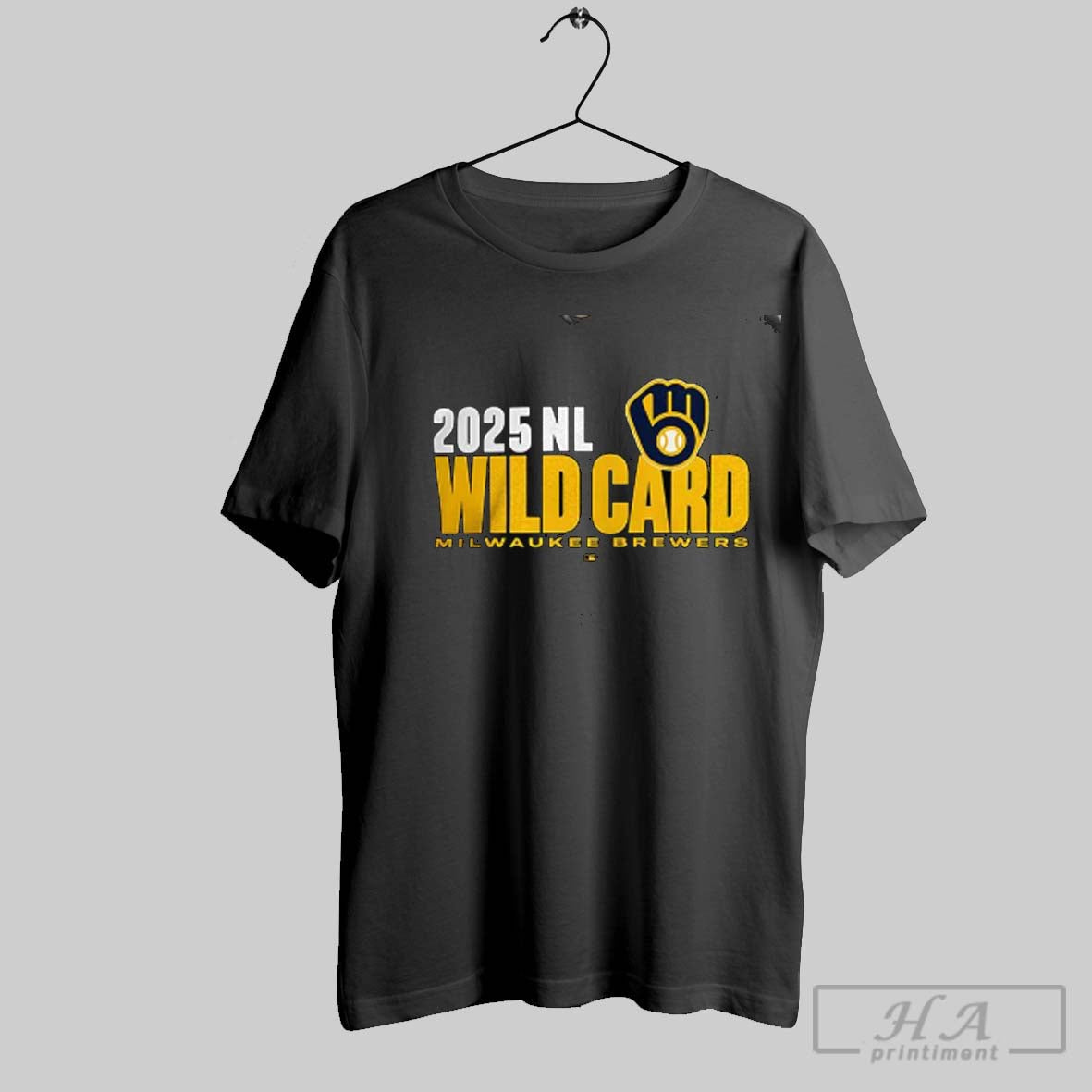 Official Milwaukee Brewers 2025 Mlb Playoffs National League Wild Card