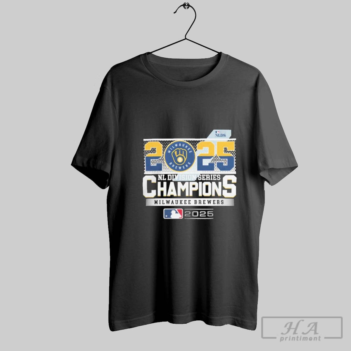 Official Milwaukee Brewers 2025 Nlds Champions Mlb National League Division Series
