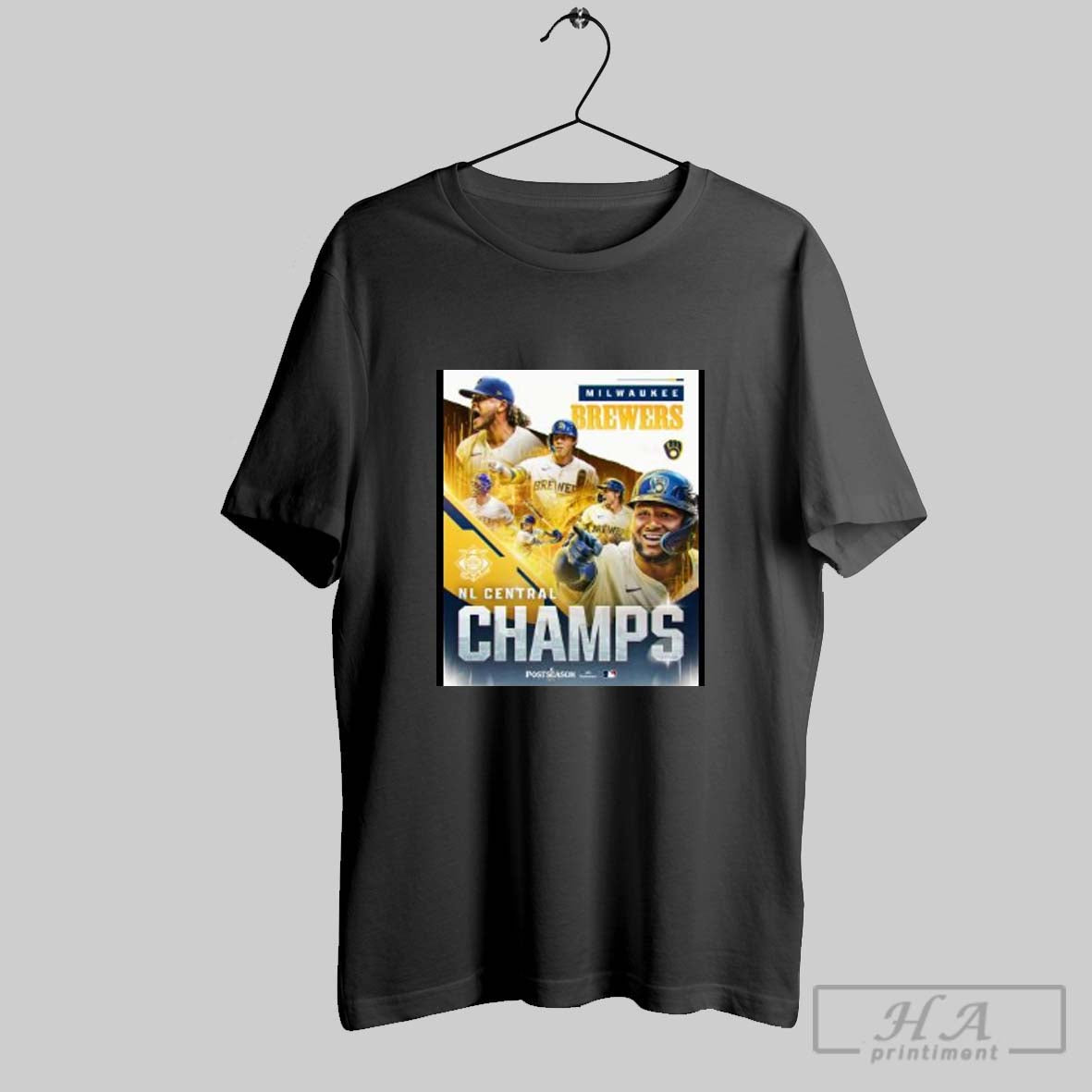 Official Milwaukee Brewers 2025 Postseason Nl Central Champs