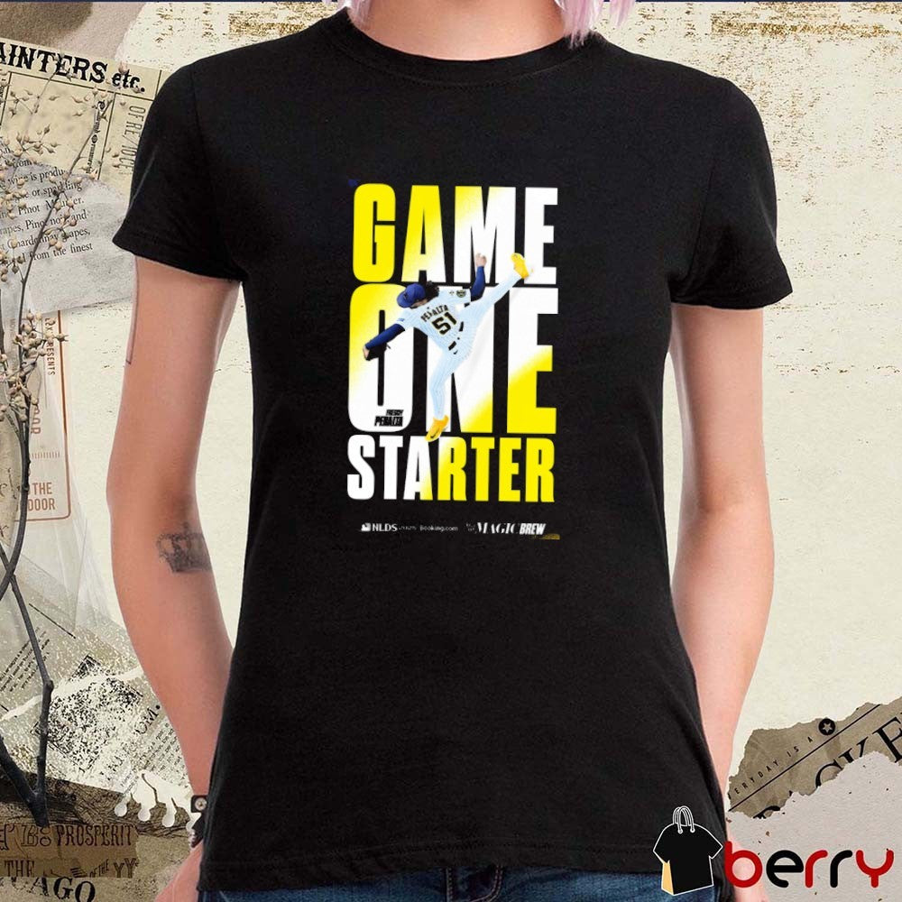 Milwaukee Brewers Freddy Peralta Game One Starter MLB NLDS 2025 t-shirt