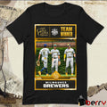 Milwaukee Brewers Team Winner Rawlings NL Team Gold Glove Award Poster t-shirt