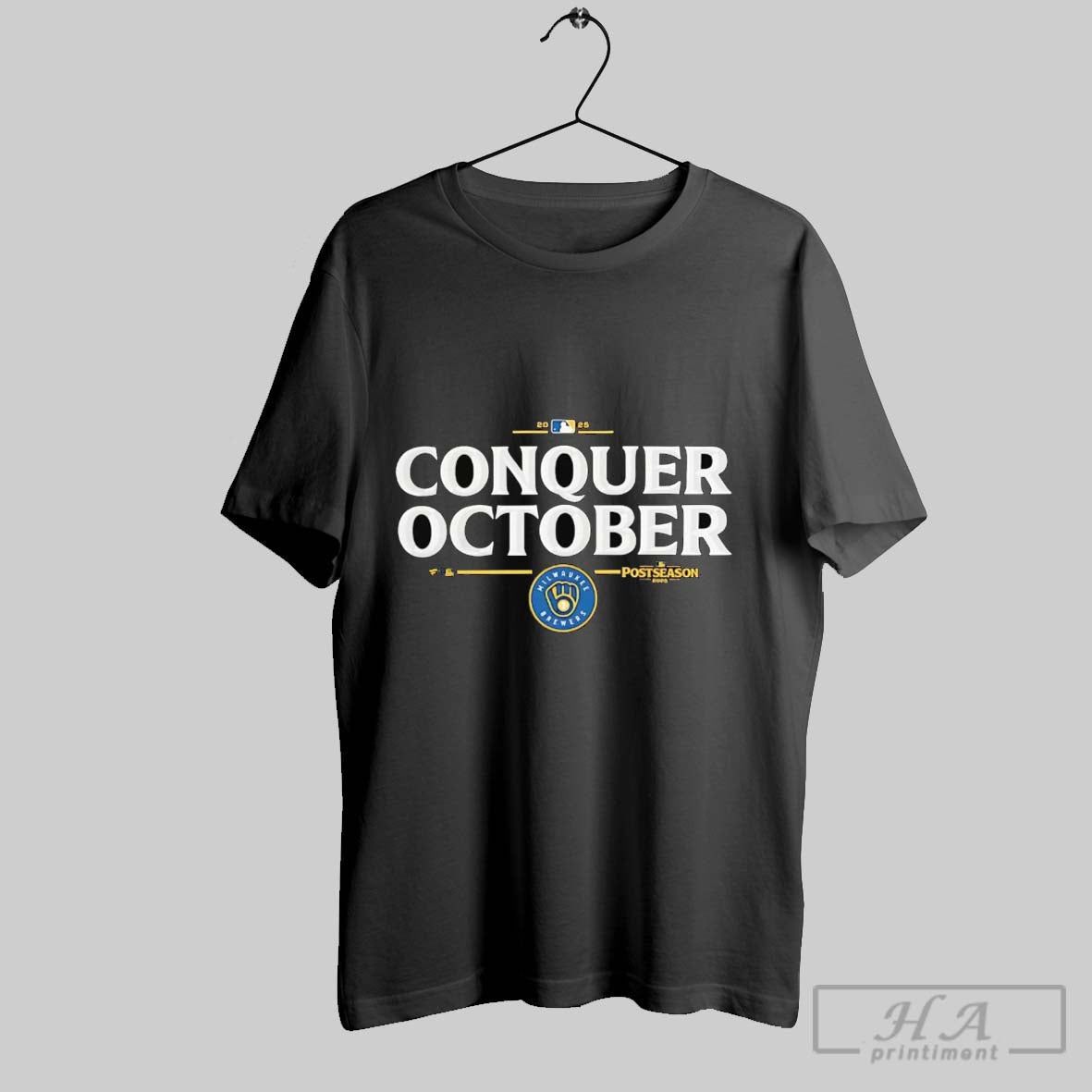 Official Milwaukee Brewers Conquer October 2025 Mlb Postseason