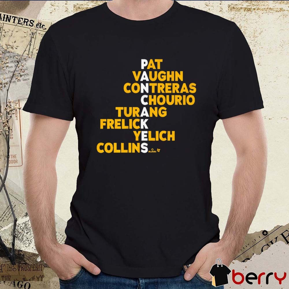 Milwaukee Pancakes Names Pat Vaughn Contreras Chourio Turang Frelick Yelich Collins t-shirt