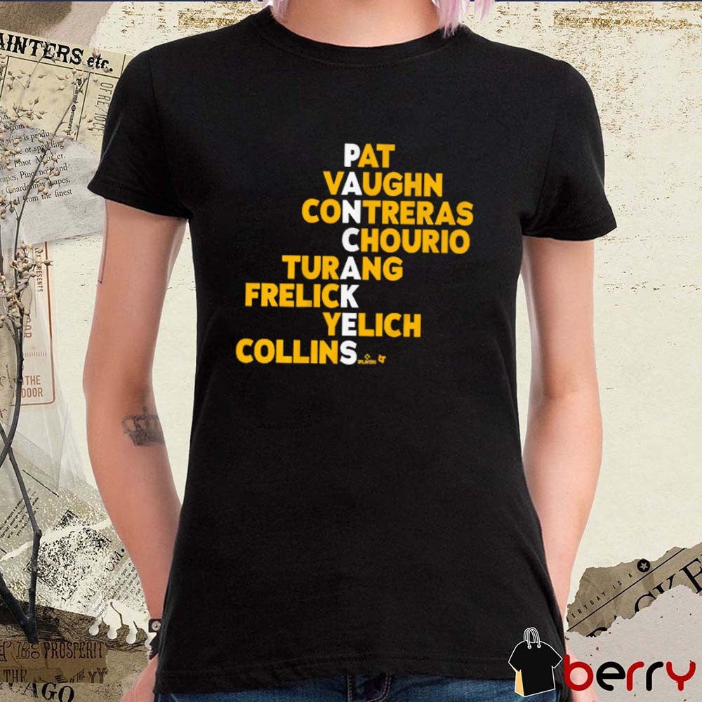 Milwaukee Pancakes Names Pat Vaughn Contreras Chourio Turang Frelick Yelich Collins t-shirt
