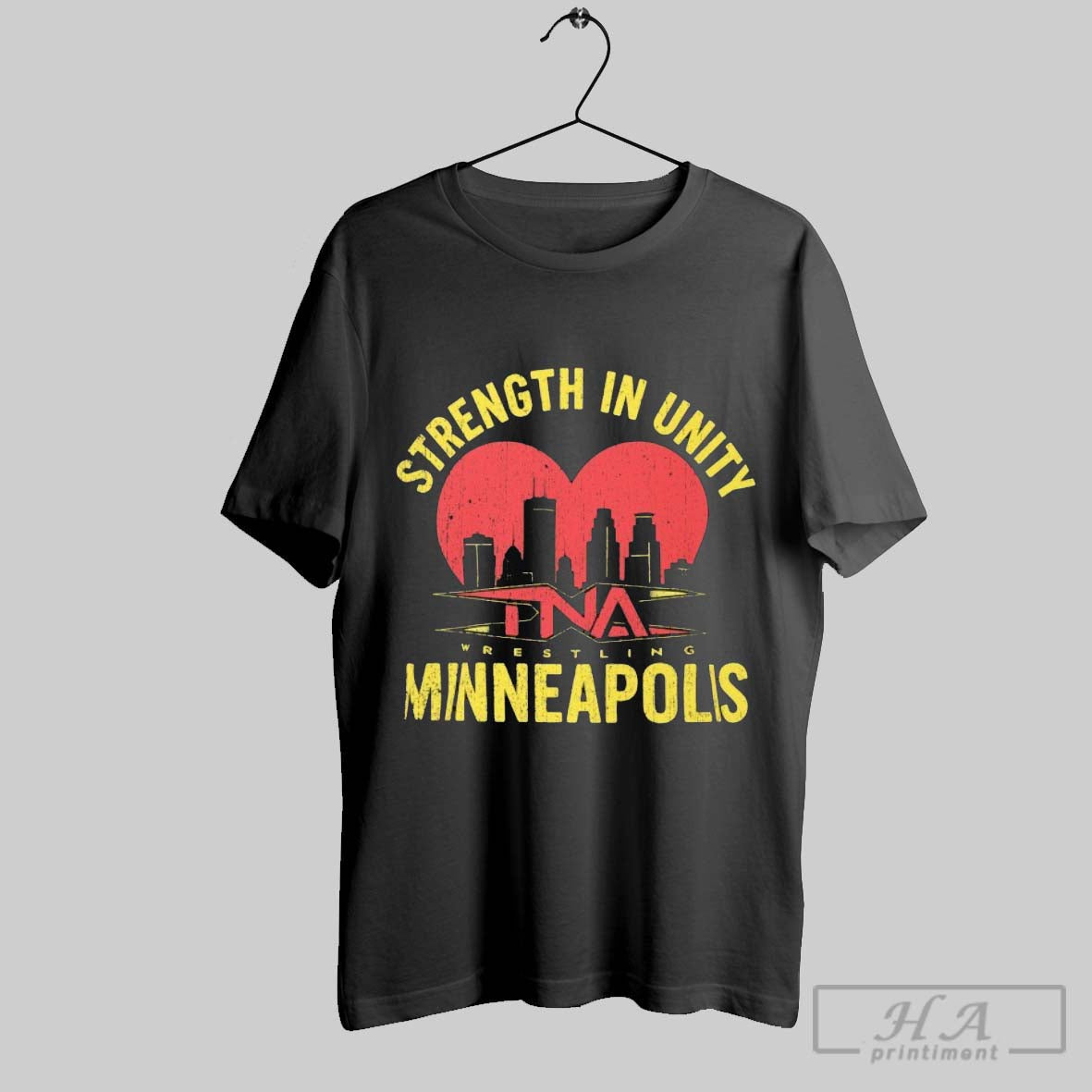 Official Minneapolis Charity Wrestling Heart