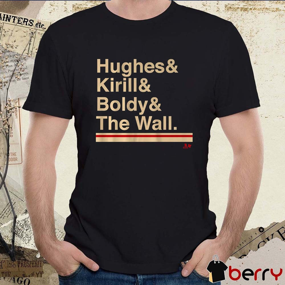 Minnesota Hockey Ampersand Hughes And Kirill And Boldy And The Wall Minnesota Wild 2026 t-shirt