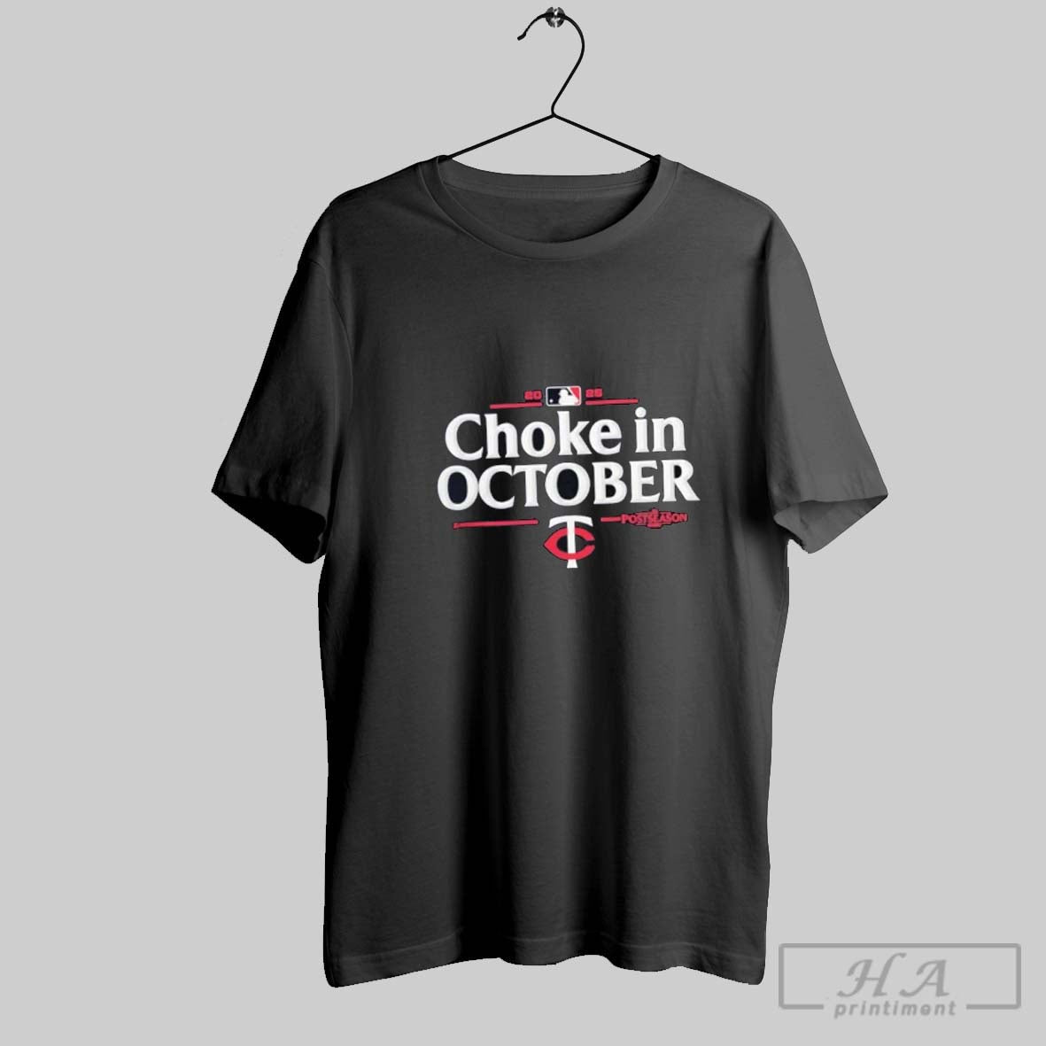 Official Minnesota Twins 2025 Choke In October Mlb Postseason Classic