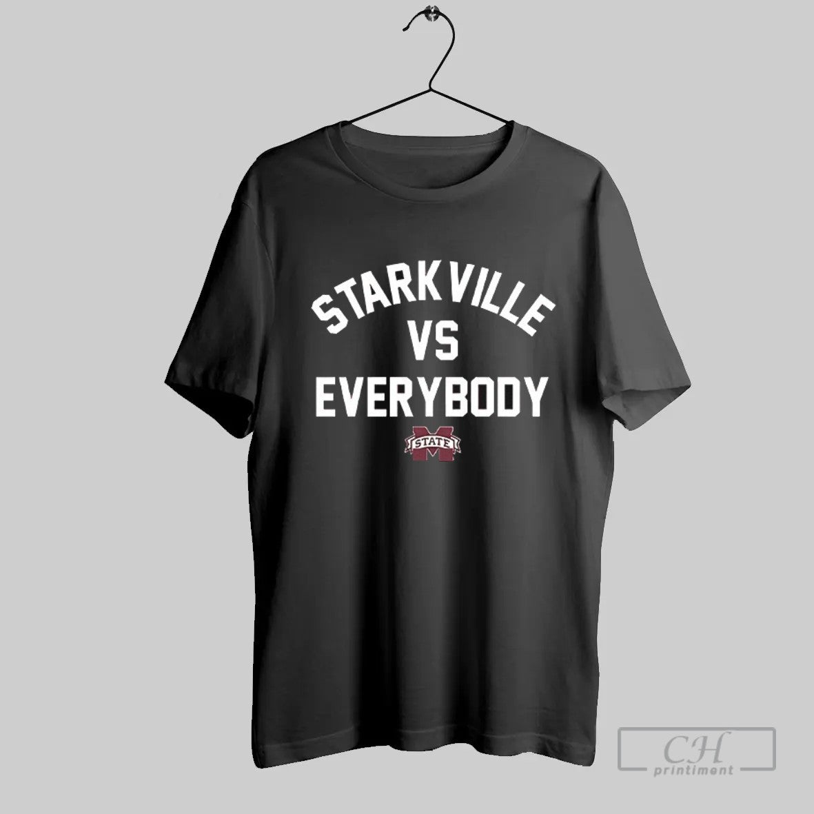 Official Mississippi State Bulldogs Starkville Vs Everybody T Shirt