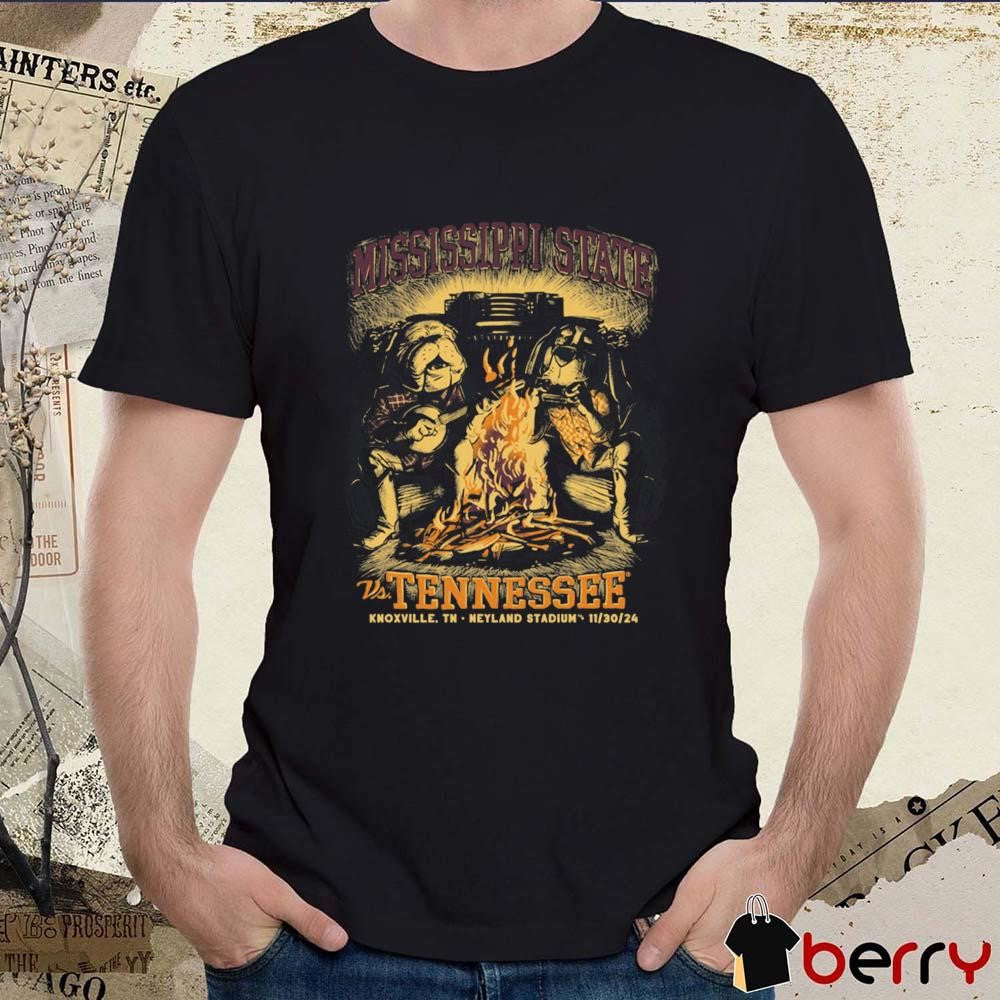 Mississippi State vs. Tennessee Game Day 2024 Knoxville TN Neyland Stadium t-shirt