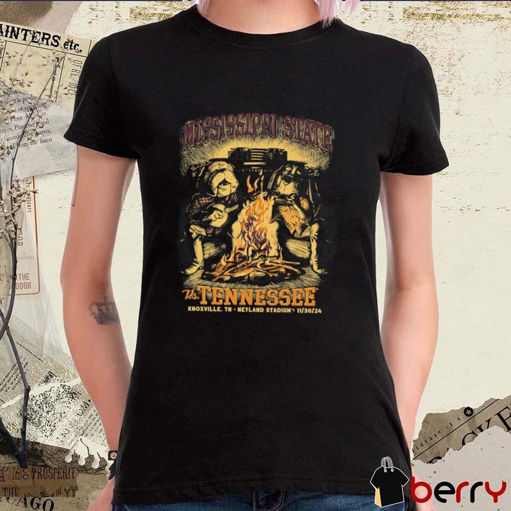 Mississippi State vs. Tennessee Game Day 2024 Knoxville TN Neyland Stadium t-shirt