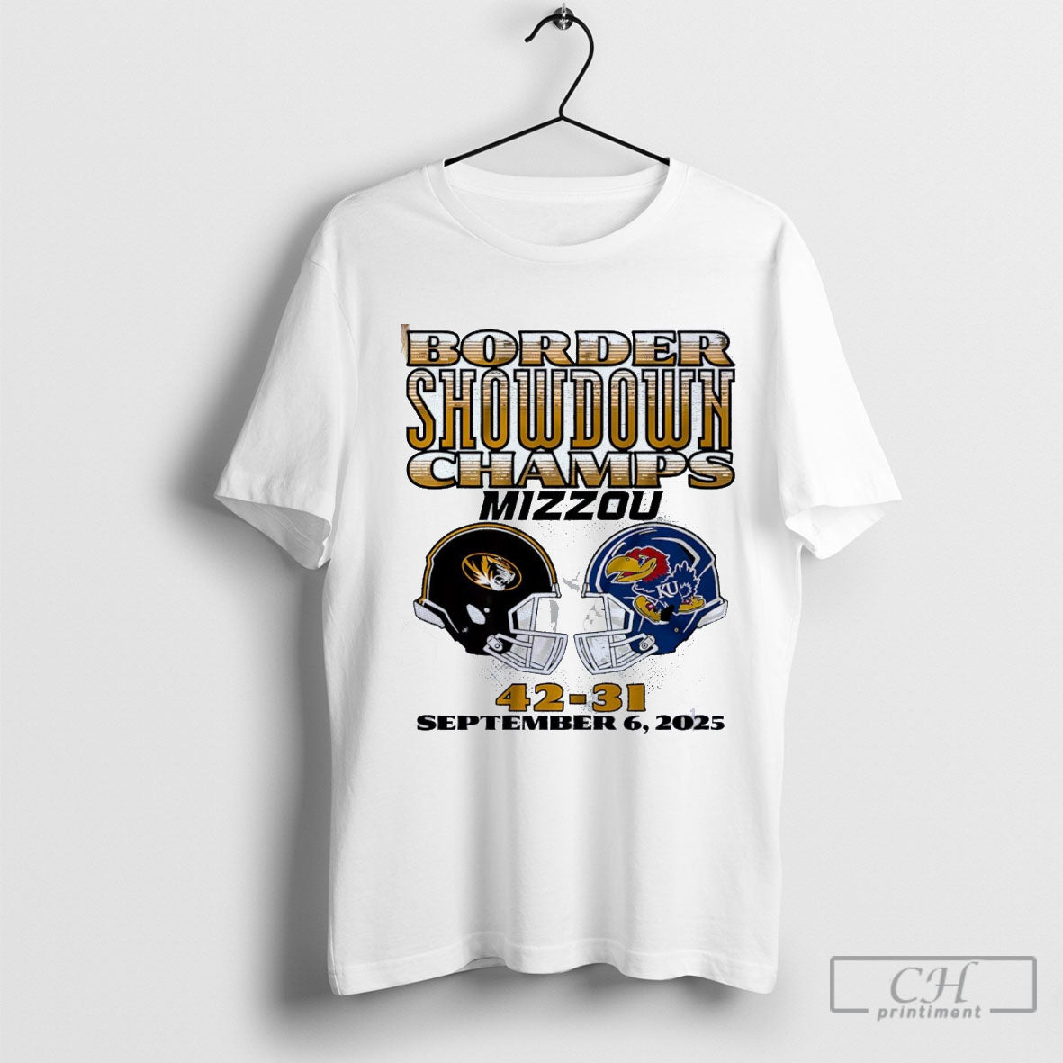 Official Missouri Tiger Vs Kansas Jayhawks 42 31 Border Showdown Champs Head To Head