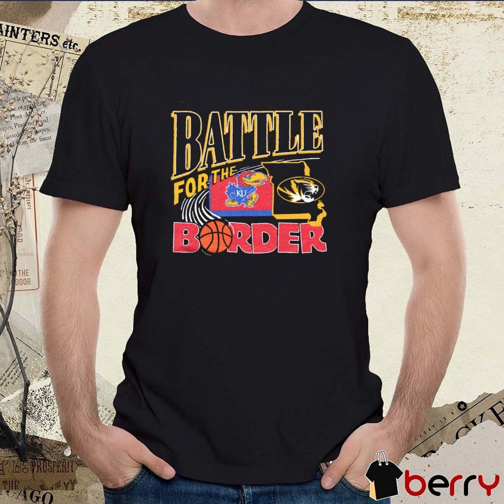 Missouri Tigers Vs Kansas Jayhawks Battle For the Border 2025 t-shirt