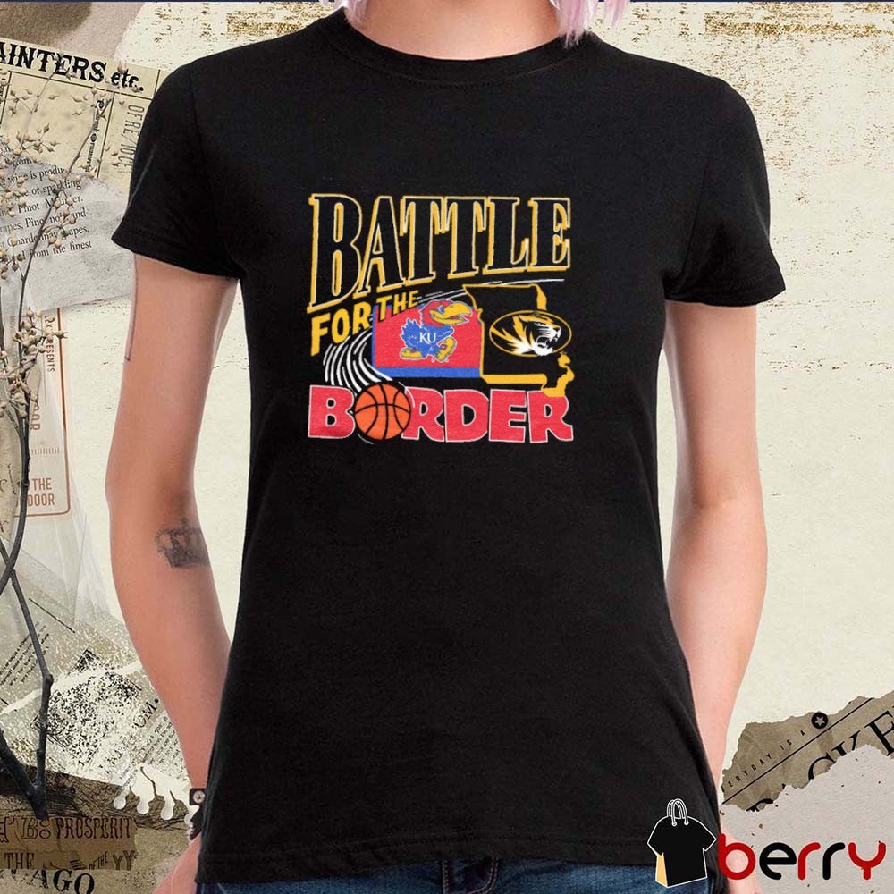 Missouri Tigers Vs Kansas Jayhawks Battle For the Border 2025 t-shirt
