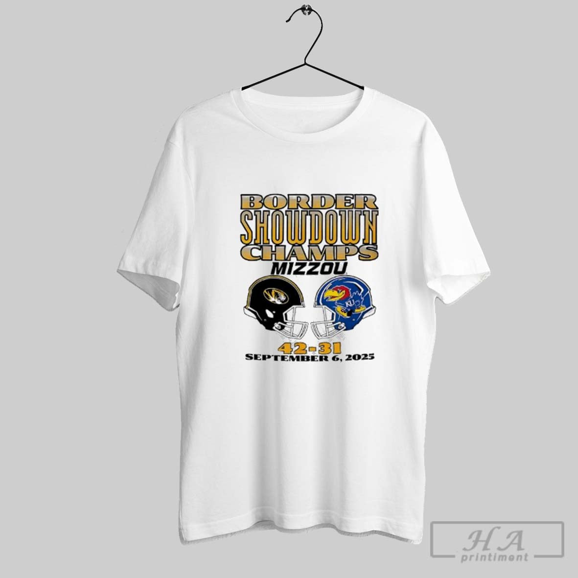 Official Missouri Tigers Vs Kansas University Football Border Showdown Champs Mizzou 2025