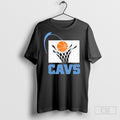 Official Mitchell And Ness Cleveland Cavaliers Mens Black Throwback