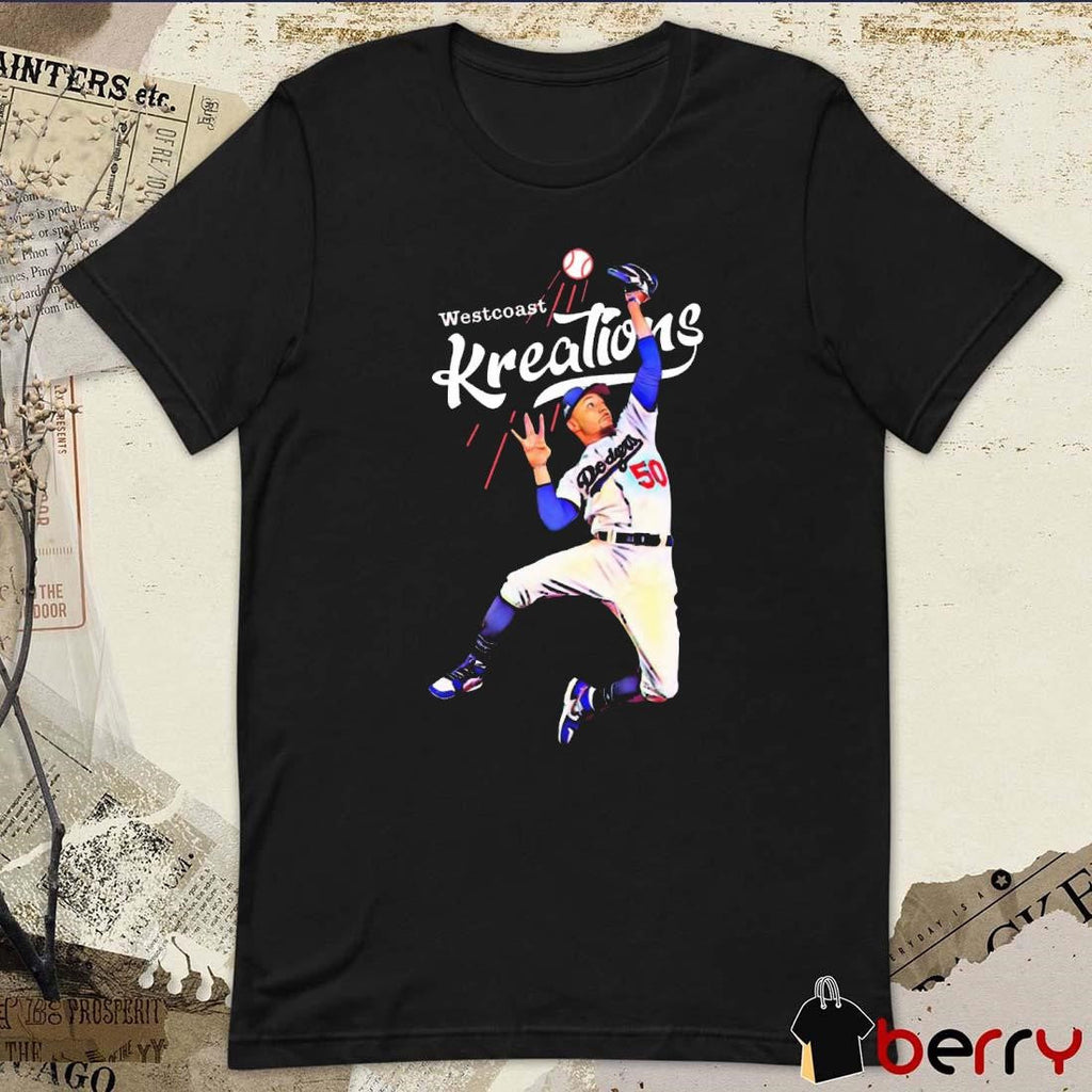 Mookie Betts Los Angeles Dodgers MLB Westcoast Kreations t-shirt