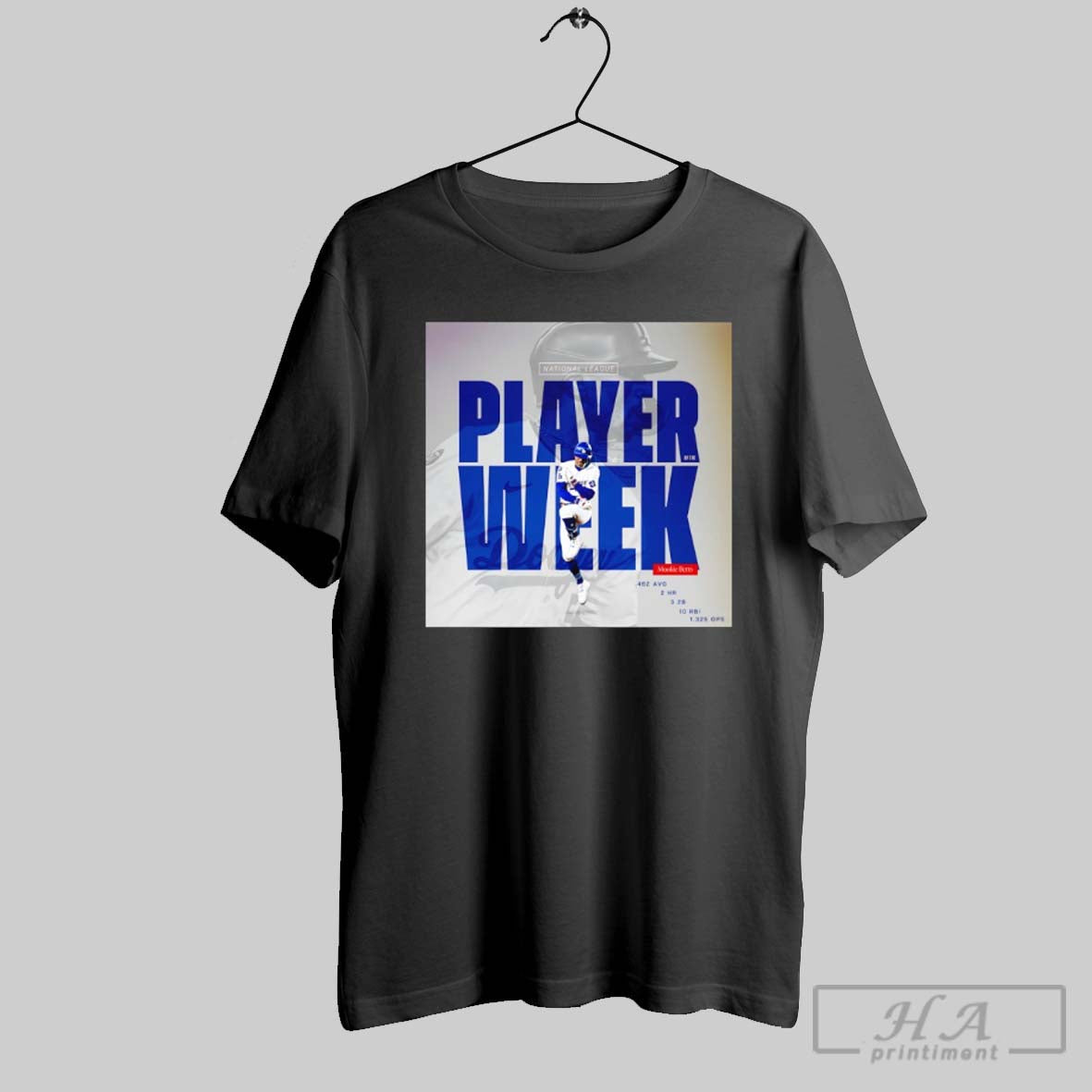 Official Mookie Betts Los Angeles Dodgers National League Player Week
