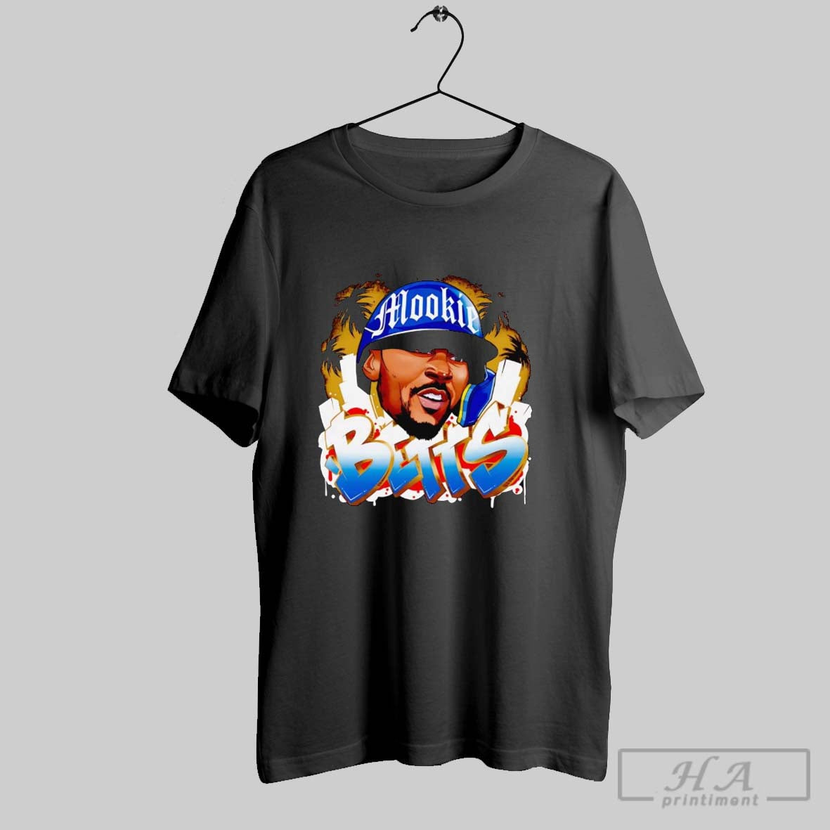 Official Mookie Betts Graffiti Mookie Los Angeles Dodgers