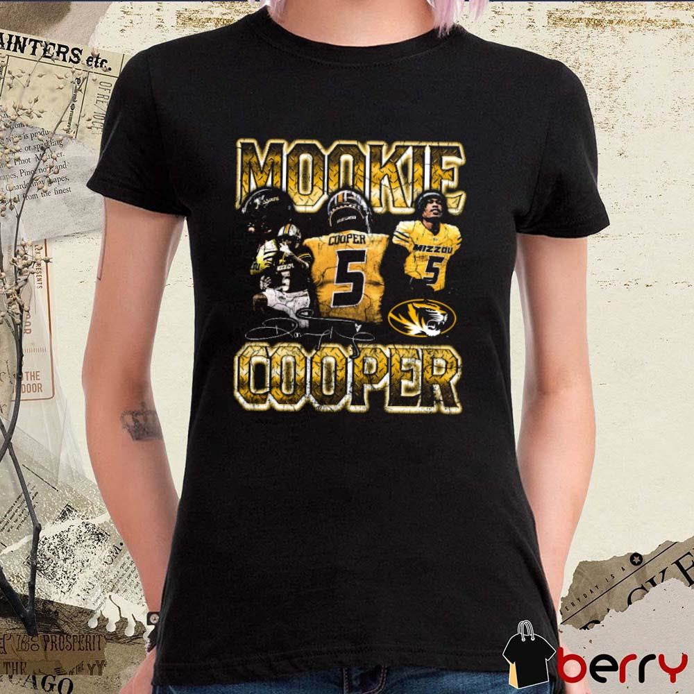 Mookie Cooper Missouri Tigers football Profile Signature 90s Graphic t-shirt