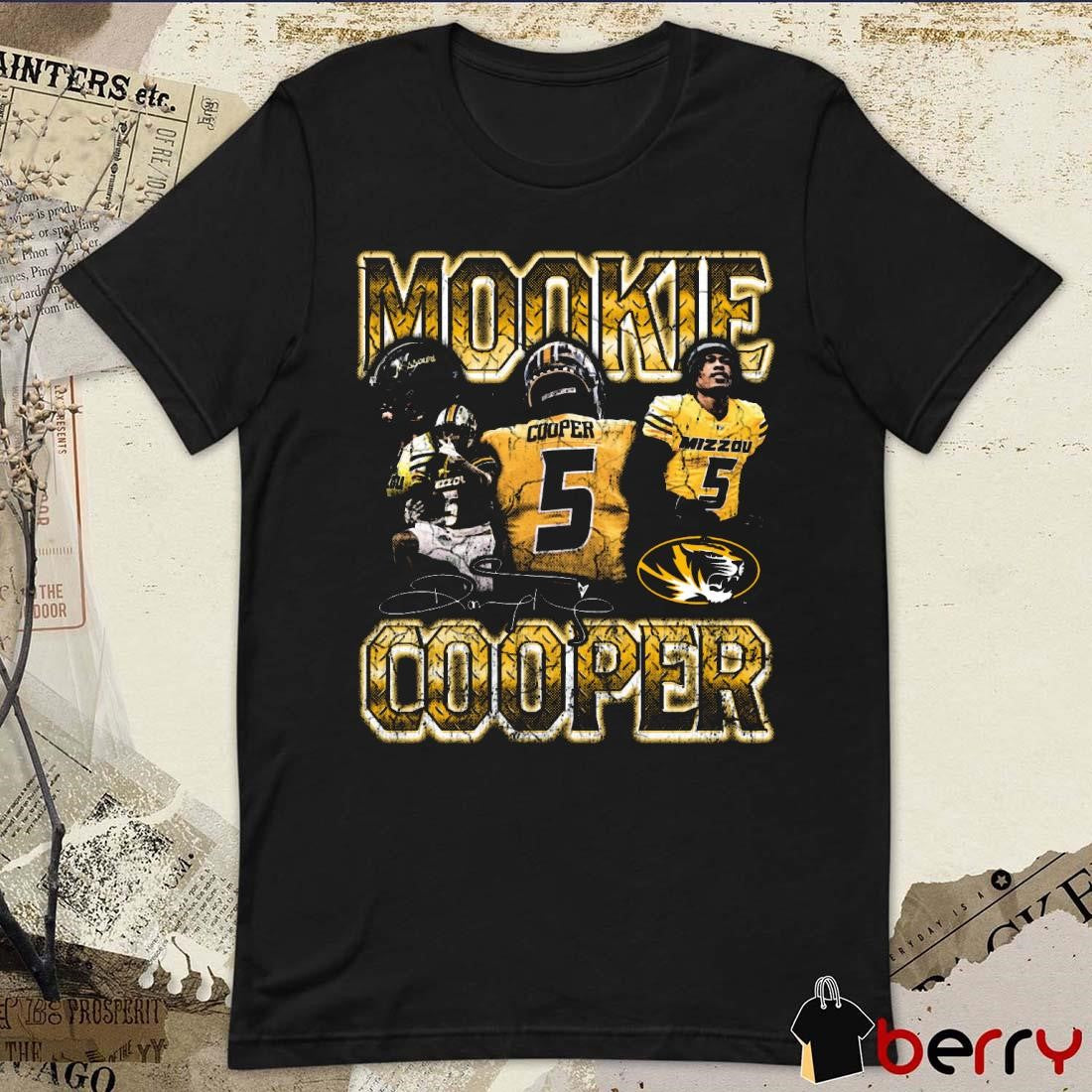 Mookie Cooper Missouri Tigers football Profile Signature 90s Graphic t-shirt