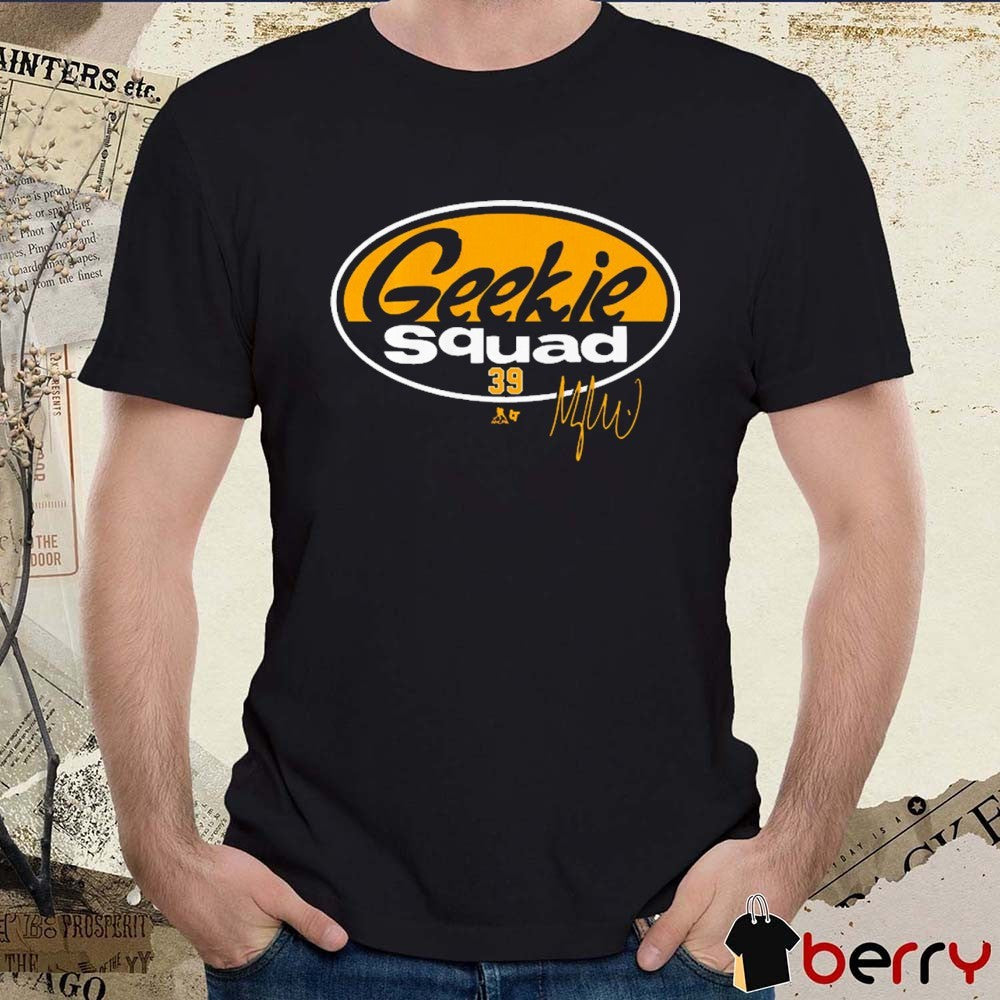 Morgan Geekie Squad Boston Bruins Hockey Signature t-shirt