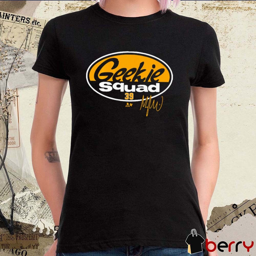 Morgan Geekie Squad Boston Bruins Hockey Signature t-shirt
