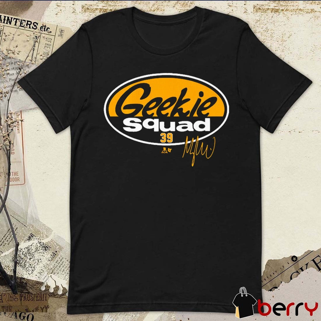 Morgan Geekie Squad Boston Bruins Hockey Signature t-shirt