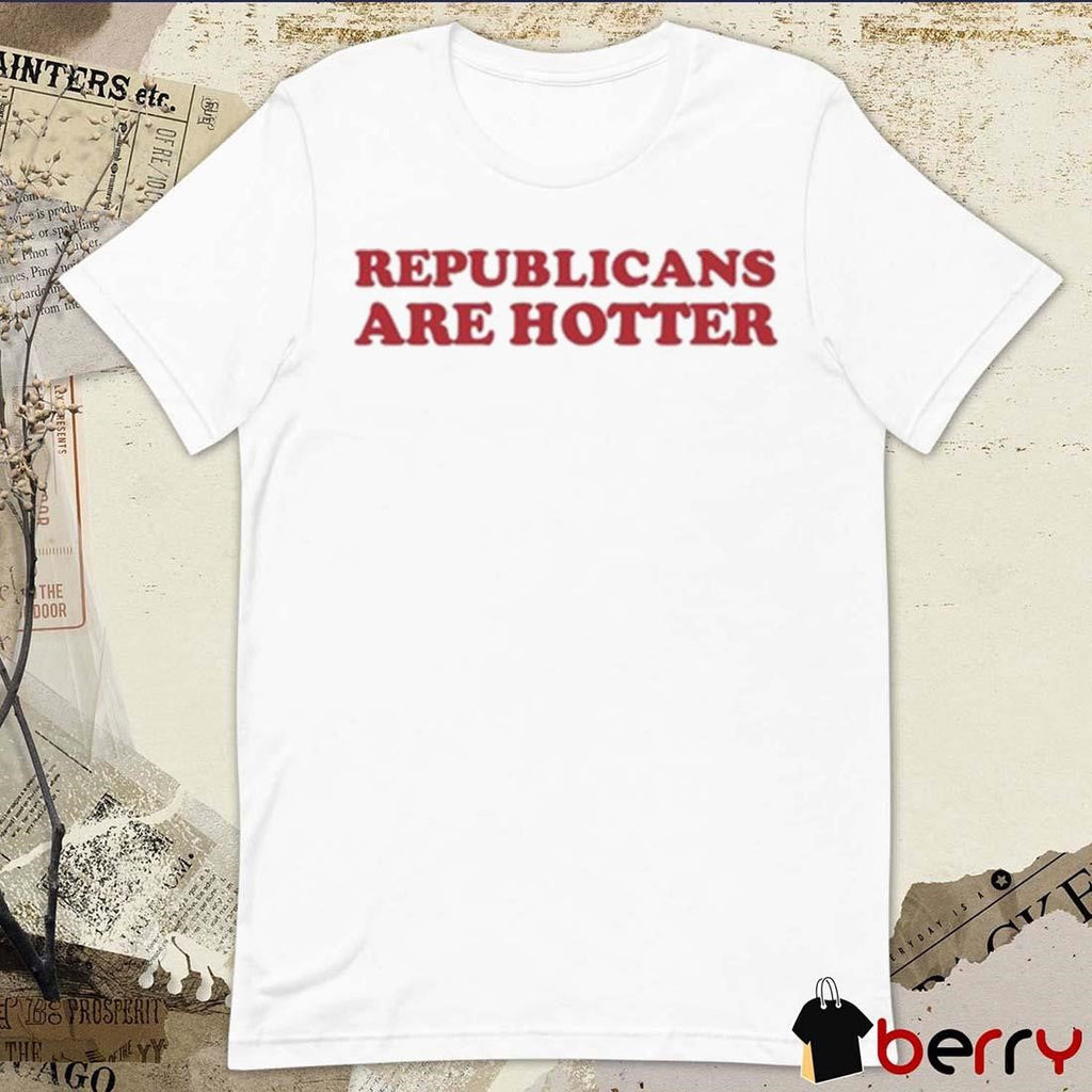 Morgonn Mcmichael Wearing Republicans Are Hotter t-shirt