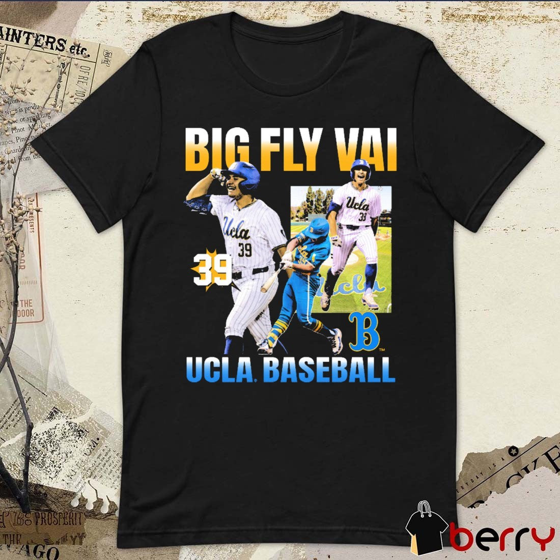 Mulivai Levu Big Fly Vai UCLA Bruins Baseball NCAA 90s Graphic t-shirt