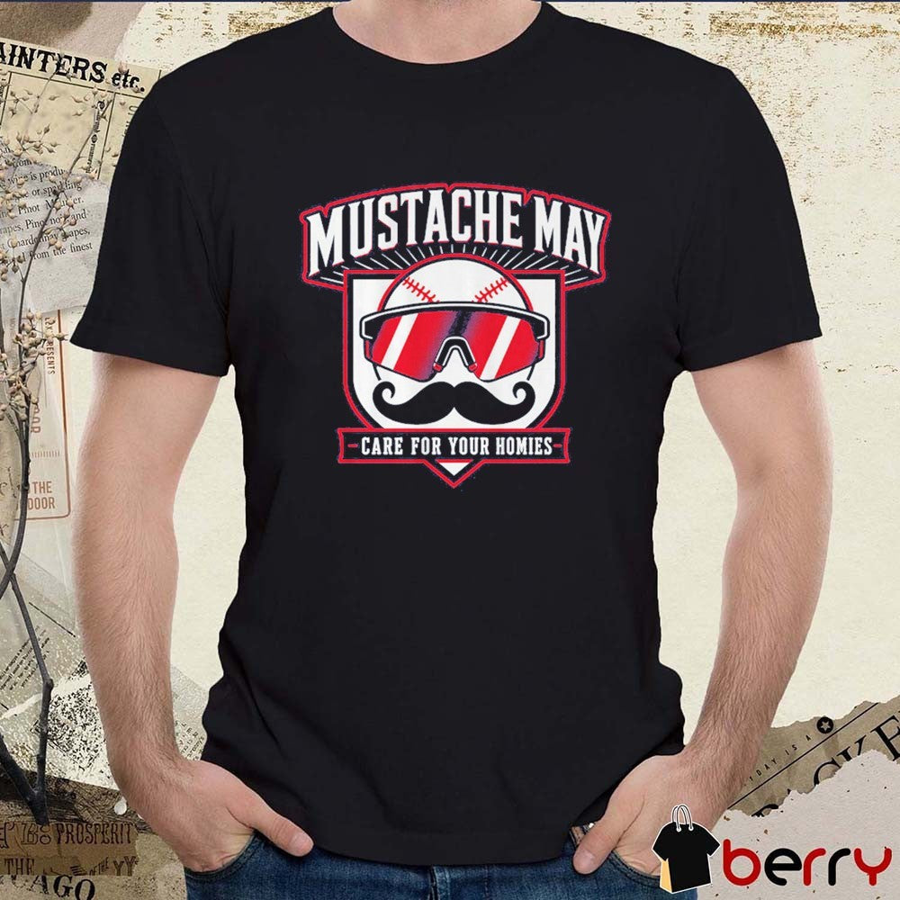 Mustache May 2026 Care For Your Homies Movember Mental Health t-shirt