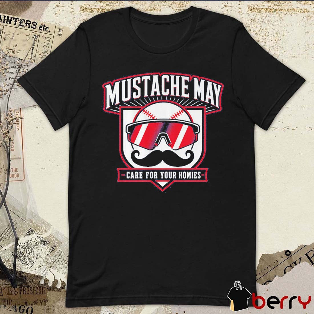 Mustache May 2026 Care For Your Homies Movember Mental Health t-shirt