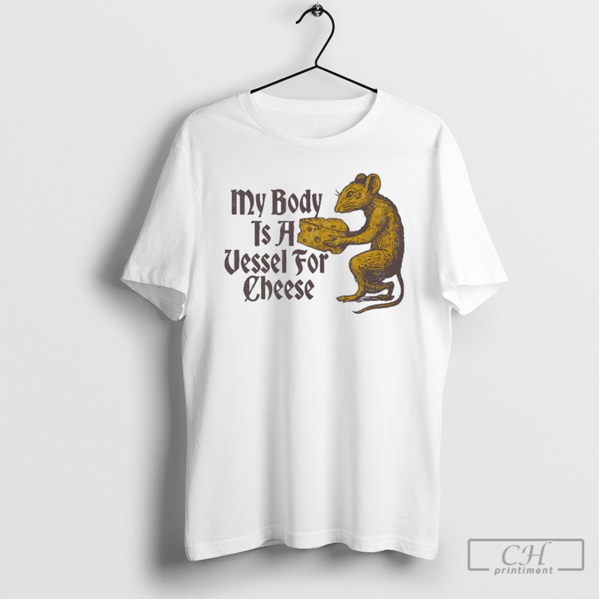 Official My Body Is A Vessel For Cheese Rat Sweater