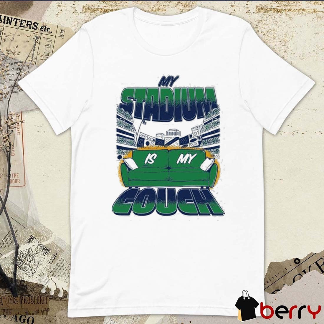My Stadium Is My Couch Liam Blutman 2025 t-shirt