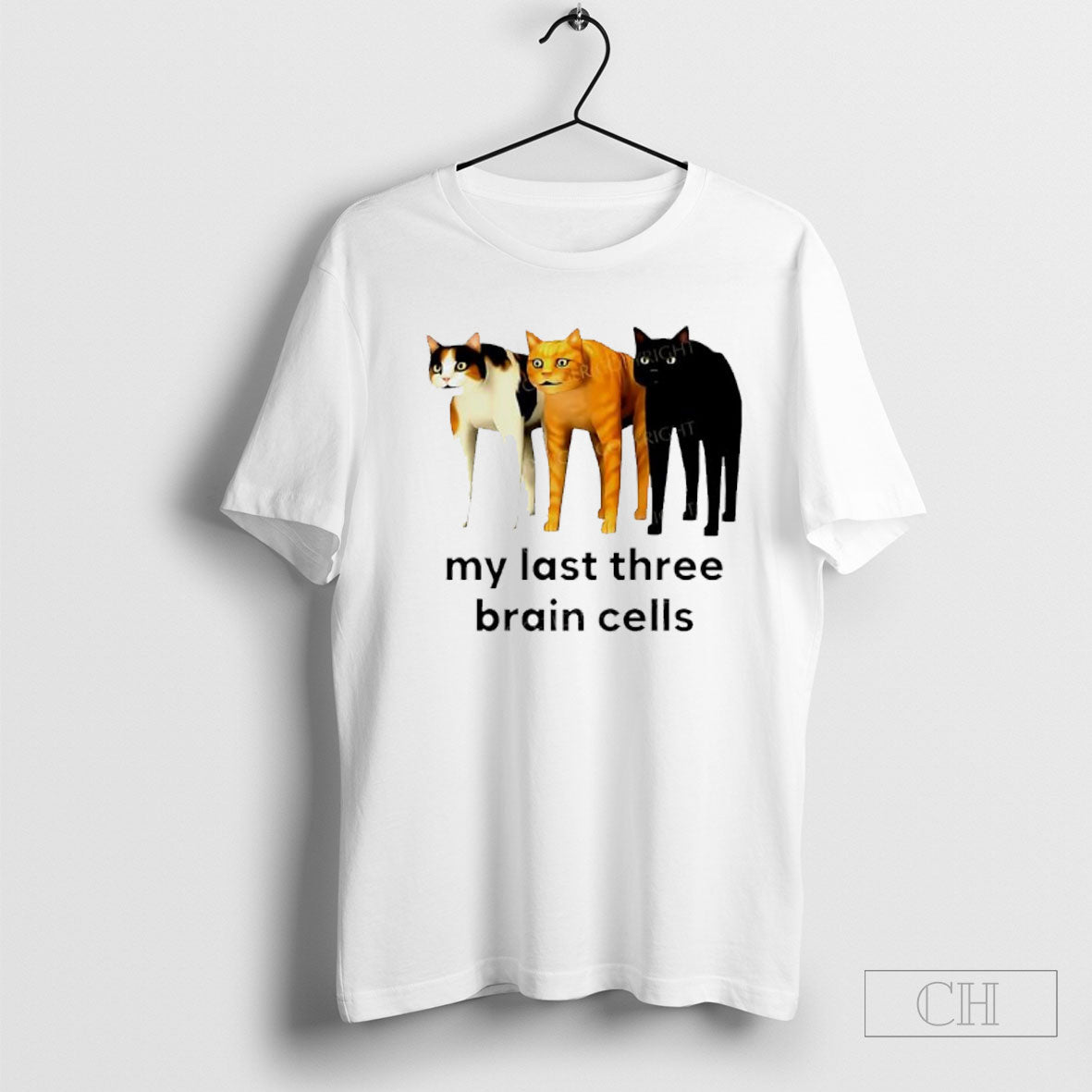 Official My Last Three Brain Cells Cats Sweater