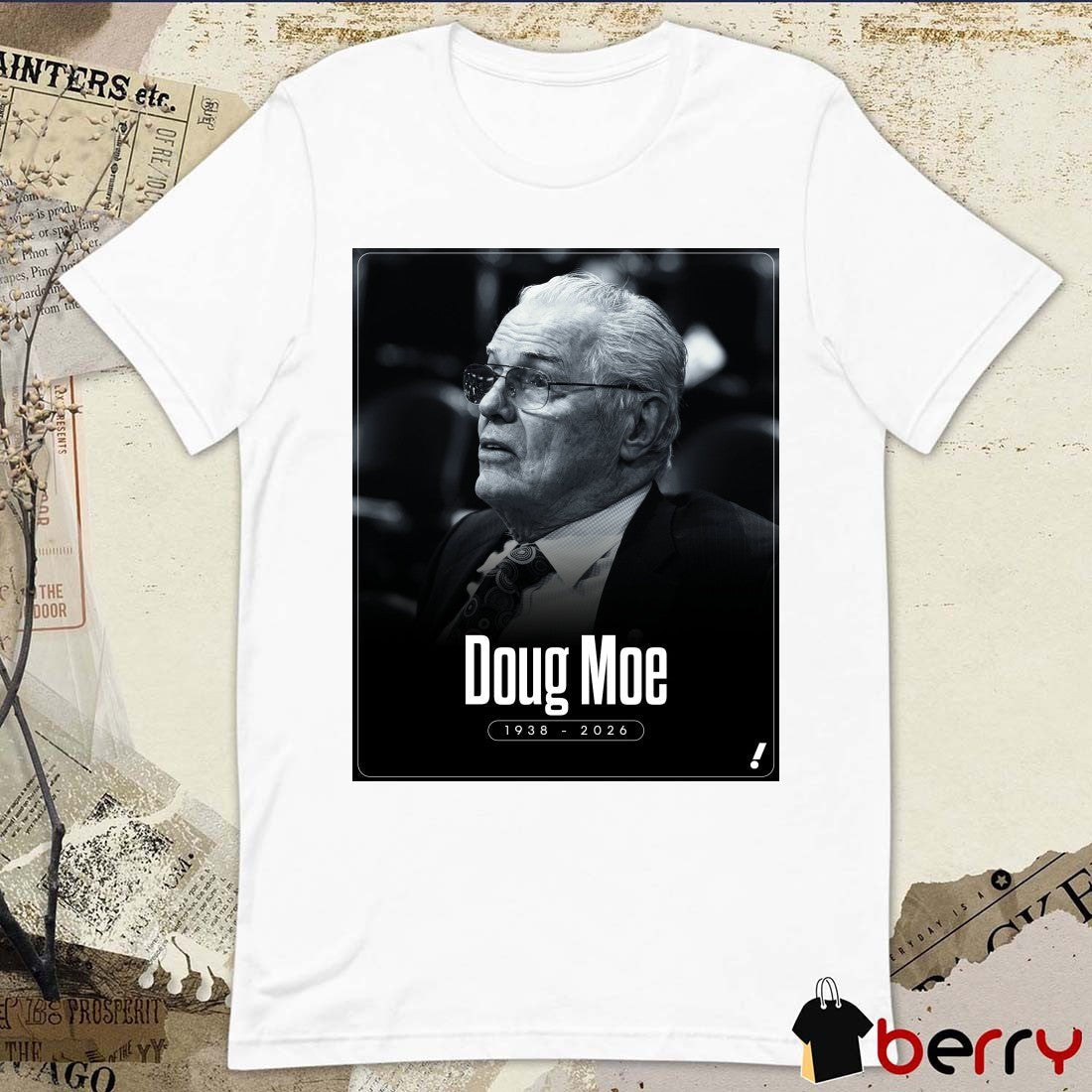 NBA player and Coach of the Year Doug Moe 1938-2026 t-shirt