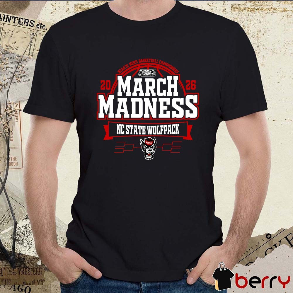 NC State Wolfpack 2026 NCAA DI Men’s Basketball Championship March Madness t-shirt