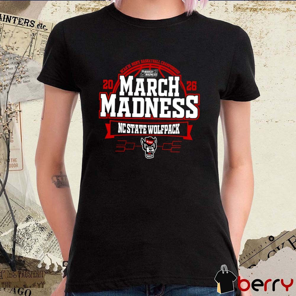 NC State Wolfpack 2026 NCAA DI Men’s Basketball Championship March Madness t-shirt