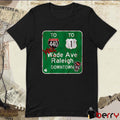 NC State Wolfpack Basketball Will Wade Avenue Highway Sign 2025 NCAA Atlantic Coast Conference t-shirt