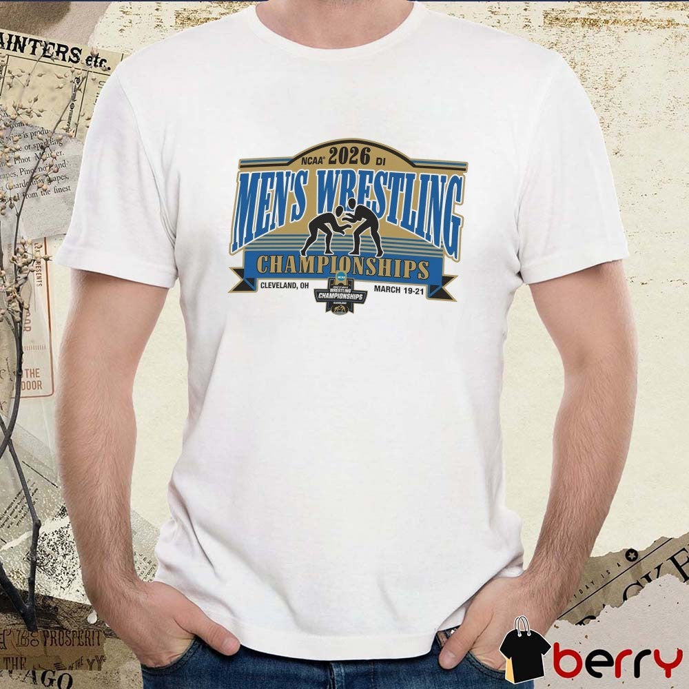 NCAA Division I Men’s Wrestling Championships March 19-21, 2026 Cleveland, OH at Rocket Mortgage FieldHouse t-shirt