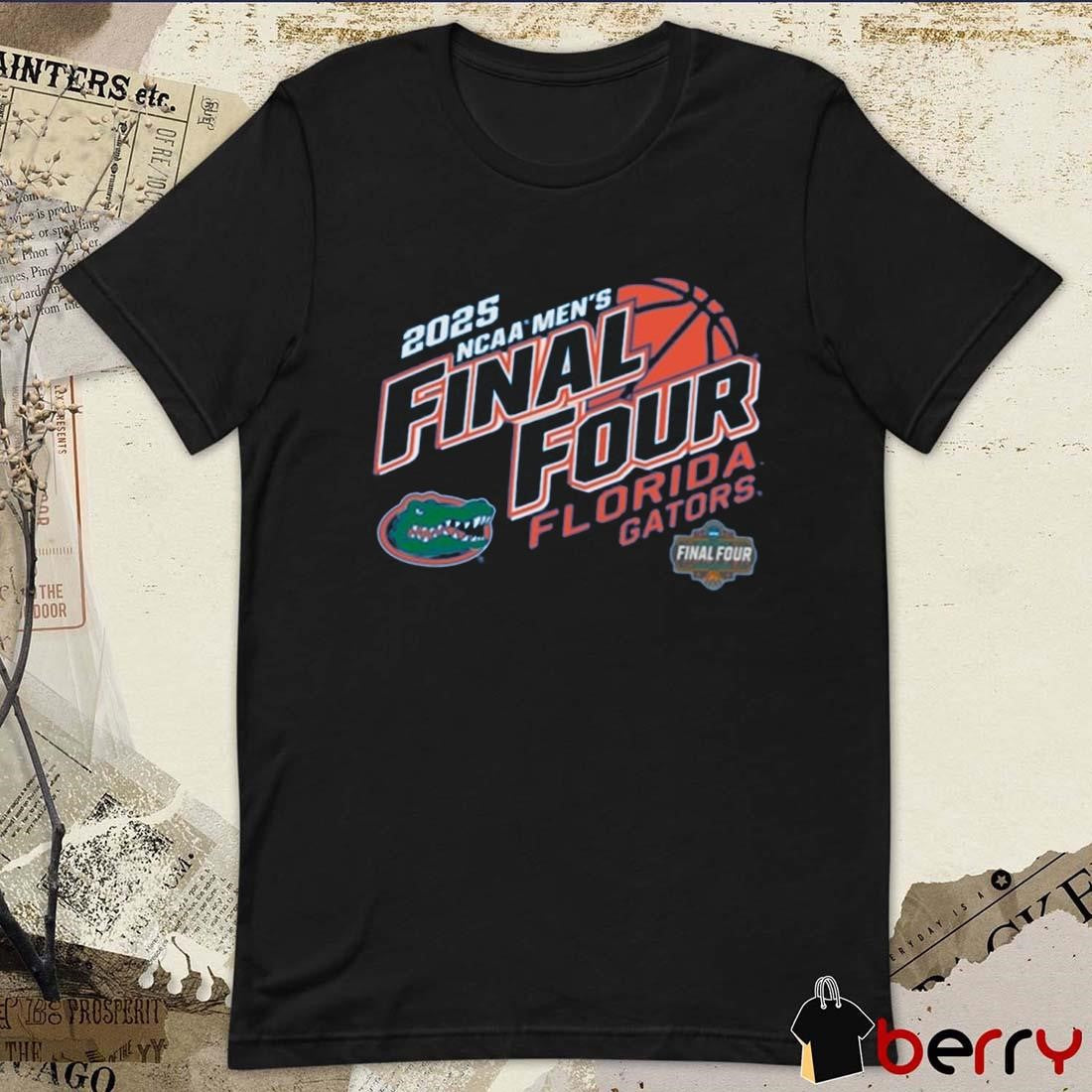NCAA Men’s Basketball Tournament Florida Gators March Madness 2025 Final Four Logo t-shirt