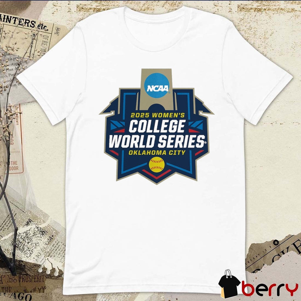 NCAA Softball Women’s College World Series Oklahoma City 2025 Logo t-shirt