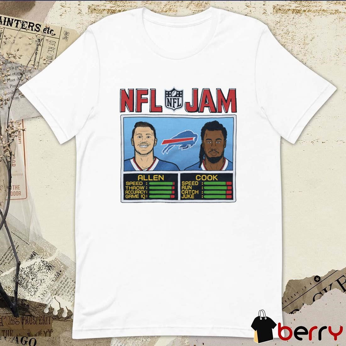 NFL Jam Buffalo Bills Allen And Cook t-shirt