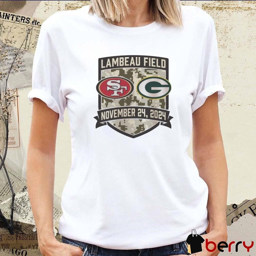 NFL San Francisco 49ers Vs. Green Bay Packers Lambeau Field November 24 2024 t-shirt