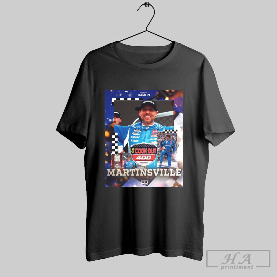 Official Nascar Cup Series Denny Hamlin Cook Out 400 Martinsville Speedway Poster