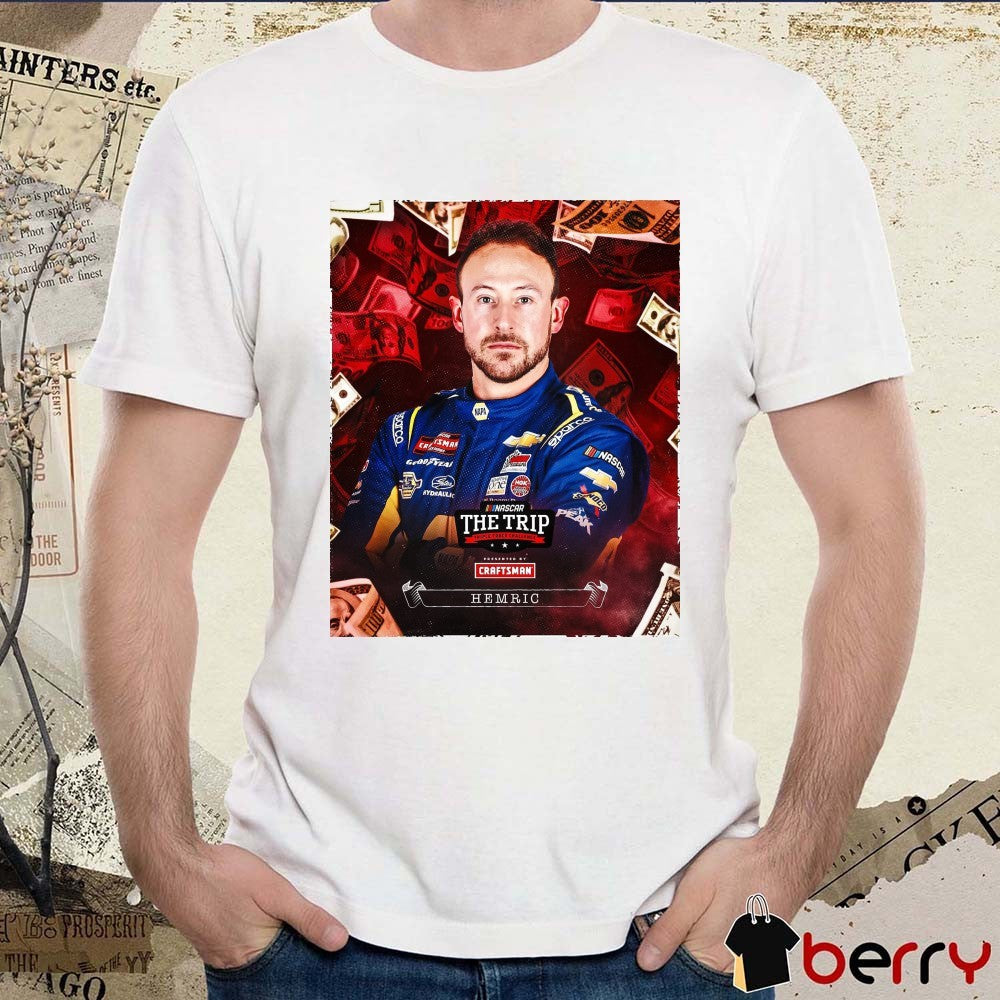 Nascar The Trip Triple Truck Challenge Hemric The Trip 2025 Poster t-shirt