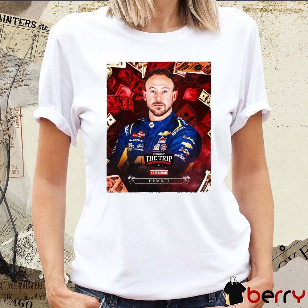 Nascar The Trip Triple Truck Challenge Hemric The Trip 2025 Poster t-shirt