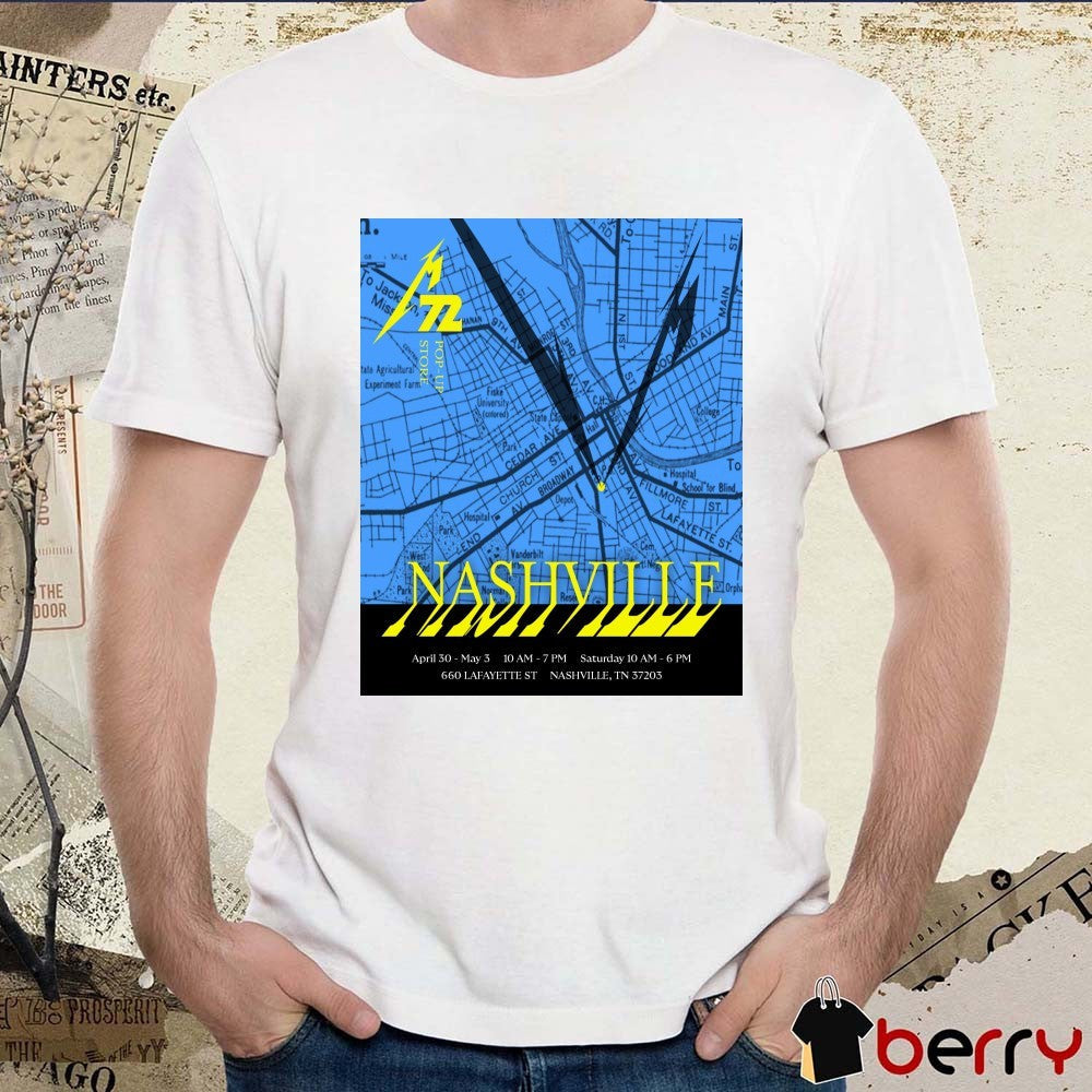 Nashville April 30 – May 3 660 Lafayette ST Saturday 10 Nashville TN Poster t-shirt
