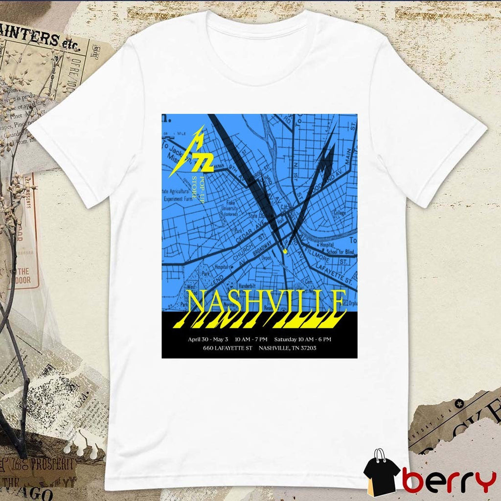 Nashville April 30 – May 3 660 Lafayette ST Saturday 10 Nashville TN Poster t-shirt