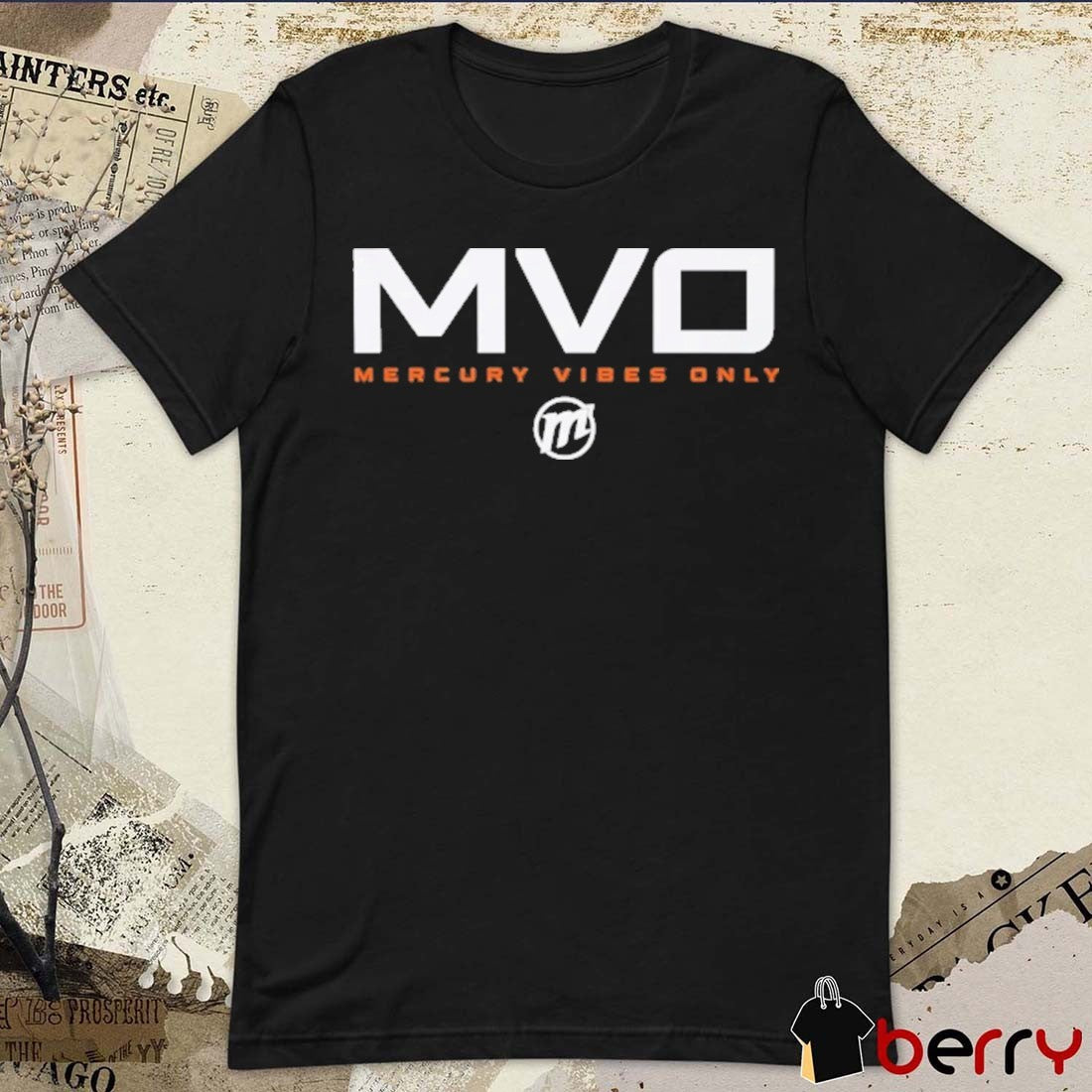 Nate Tibbetts 2026 Phoenix Mercury MVO Mercury Vibes Only Shirt